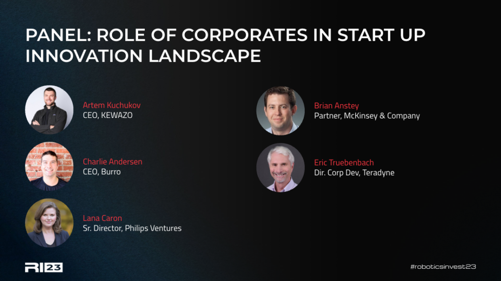 role of corporations in the robotics investment landscape